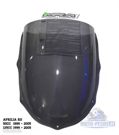 Viseira Vidro bolha Aprilia Rs 50 / 125 marca MRA Rs50 RS125 - 1