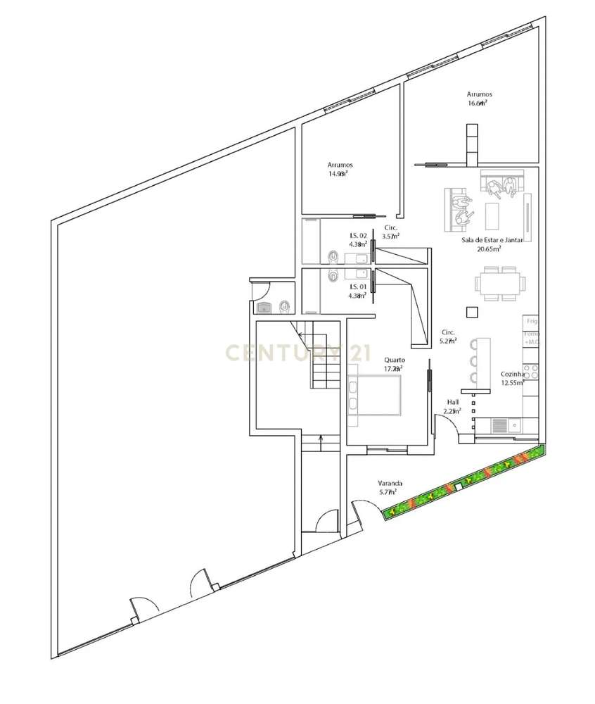 Apartamento com Projeto Aprovado - Rés-do-Chão com Entrada Independent-8