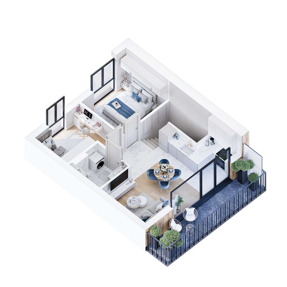 Osiedle Kusocińskiego - mieszknie od dewelopera na zamkniętym osiedlu-5