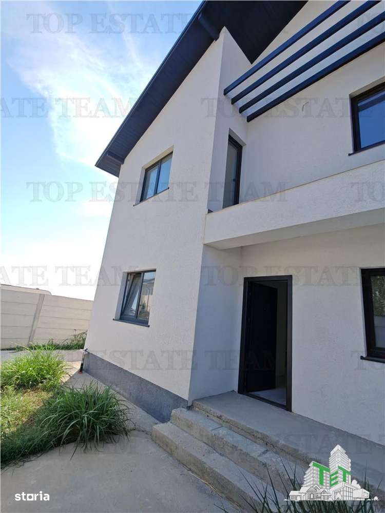 Vila individuala cuplata 4 camere P+1+M, cu incalzire in pardoseala si - Imagine principală: 2/20