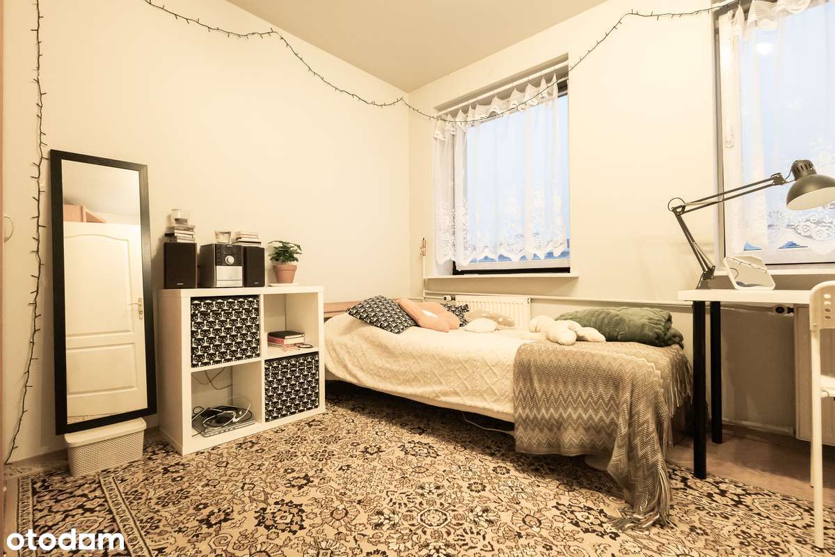 4 pokoje. 80m2 po podłodze. Balkon. Bez piecyka gazowego.-1