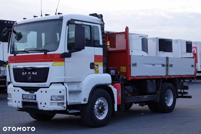 MAN TGS 18.400 / 4x4 / MANUAL / WYWROTKA + HDS HIAB 111 / STEROWANIE RADIOWE - 9