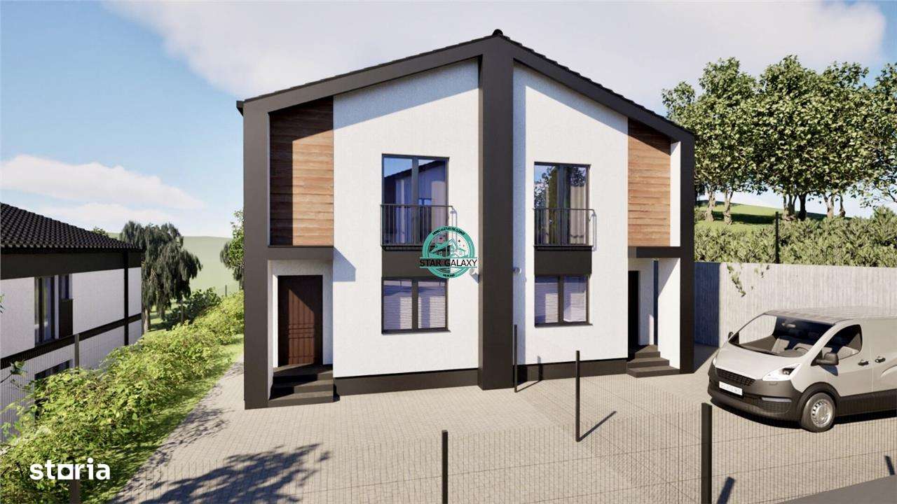 Case tip duplex de vanzare, 101 mp utili, 230 mp teren, in Corunca-9