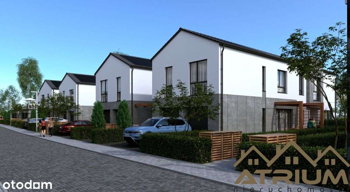 Nowy bliźniak Szczytniki z ogródkiem 12-8