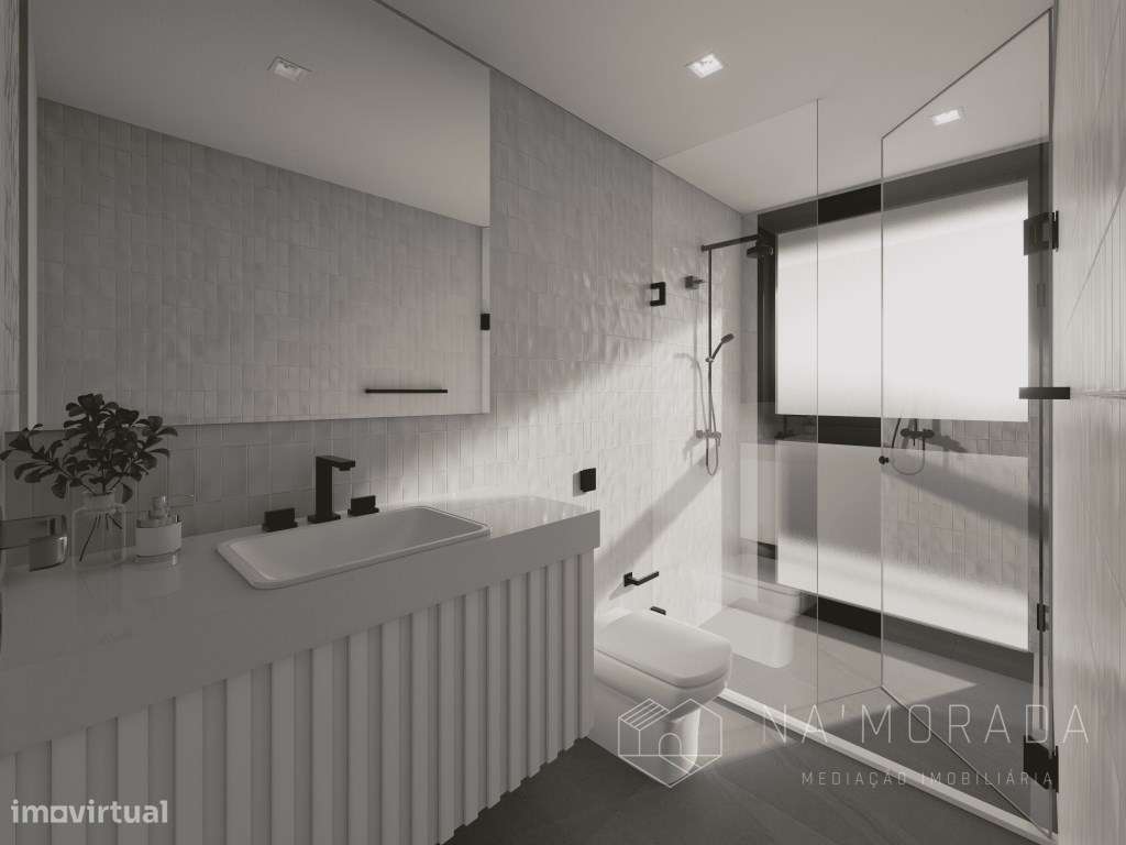 Apartamento T3 com terraço de 40m2 em São Félix da Marinha-8