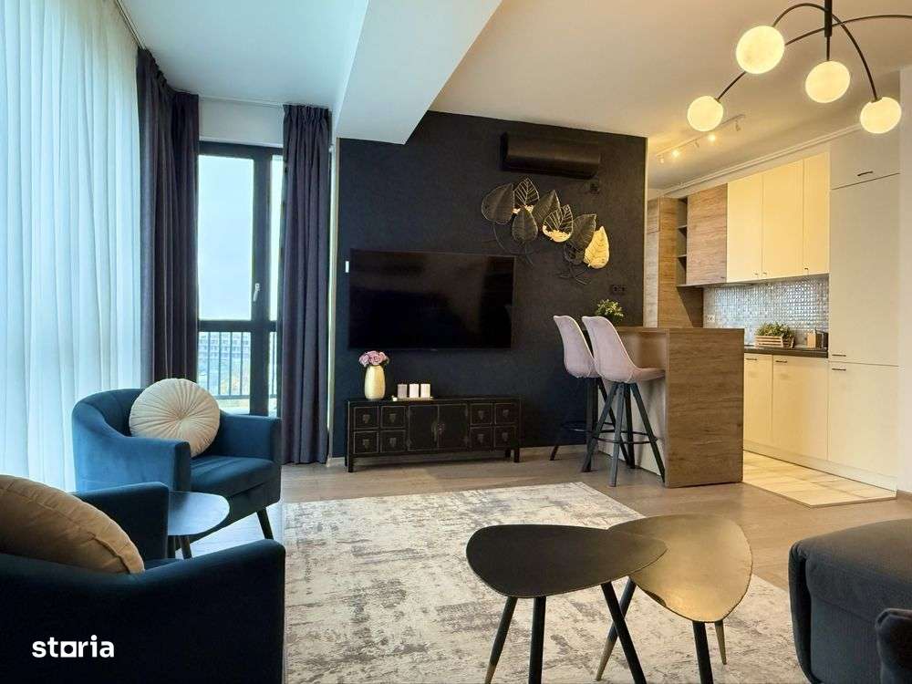 3 camere de inchiriat-Pipera rond OMV-Petrom Loc de parcare subteran - Imagine principală: 2/8