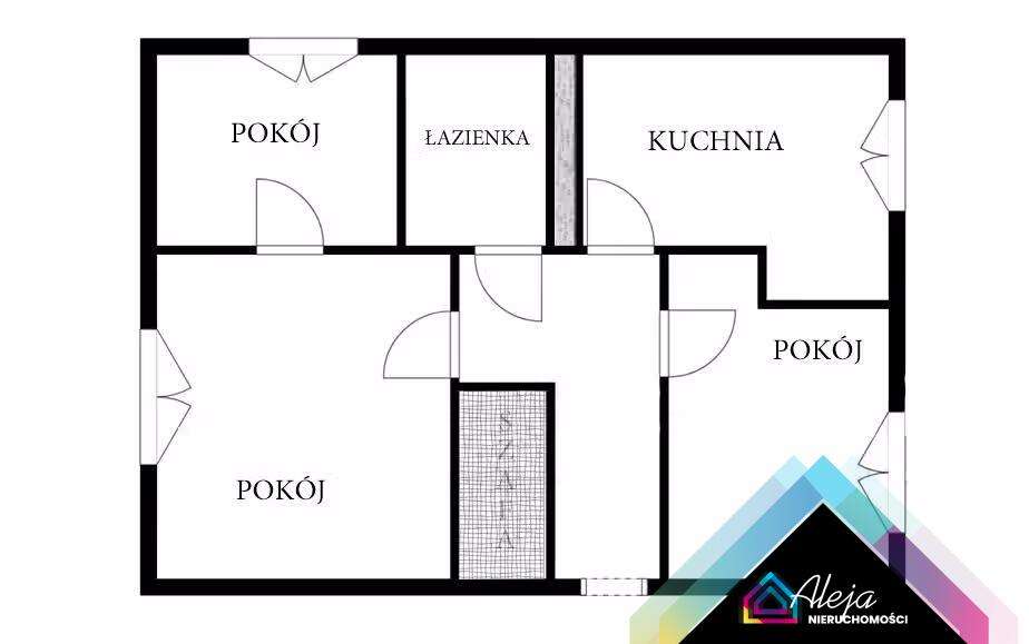 3 pokoje/niskie piętro - Pełny obrazek: 5/12