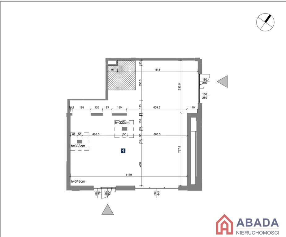 narożny lokal | 6 wejść | Podział 140|290|141-13