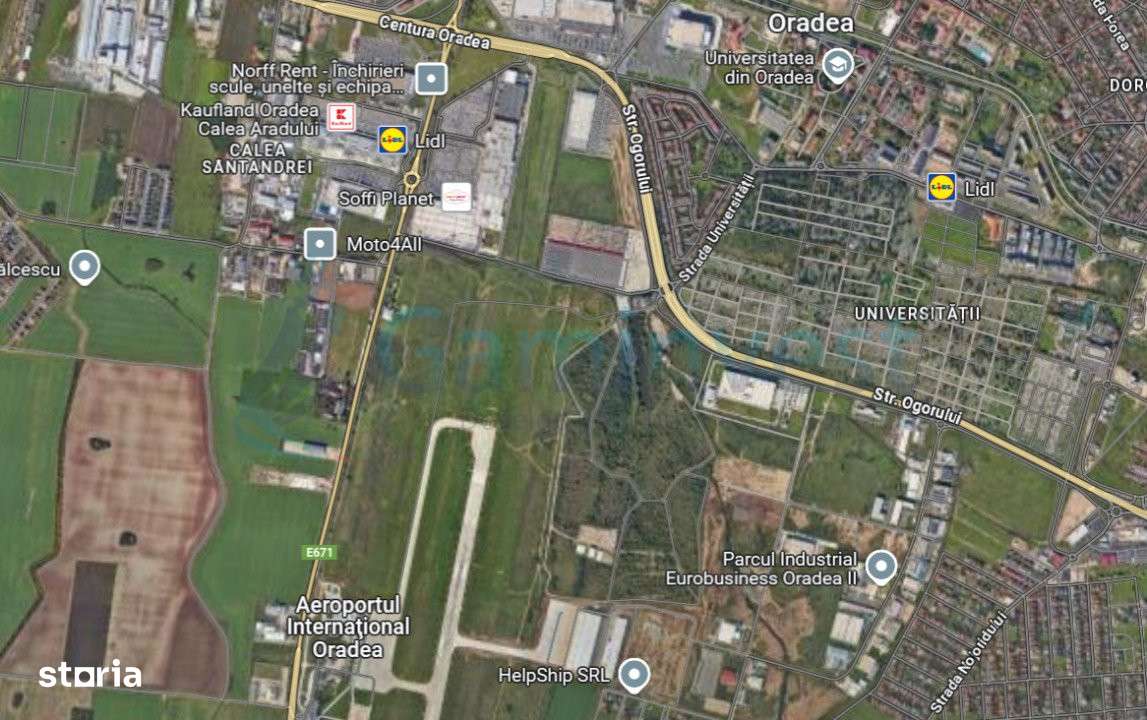 Gaminvest Teren intravilan de inchiriat, zona Aeroport Oradea,A2395A - Imagine principală: 1/1