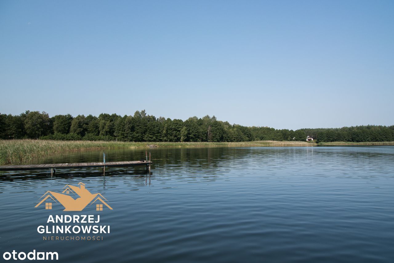 Ranczo z linią brzegową w Borach Tucholskich