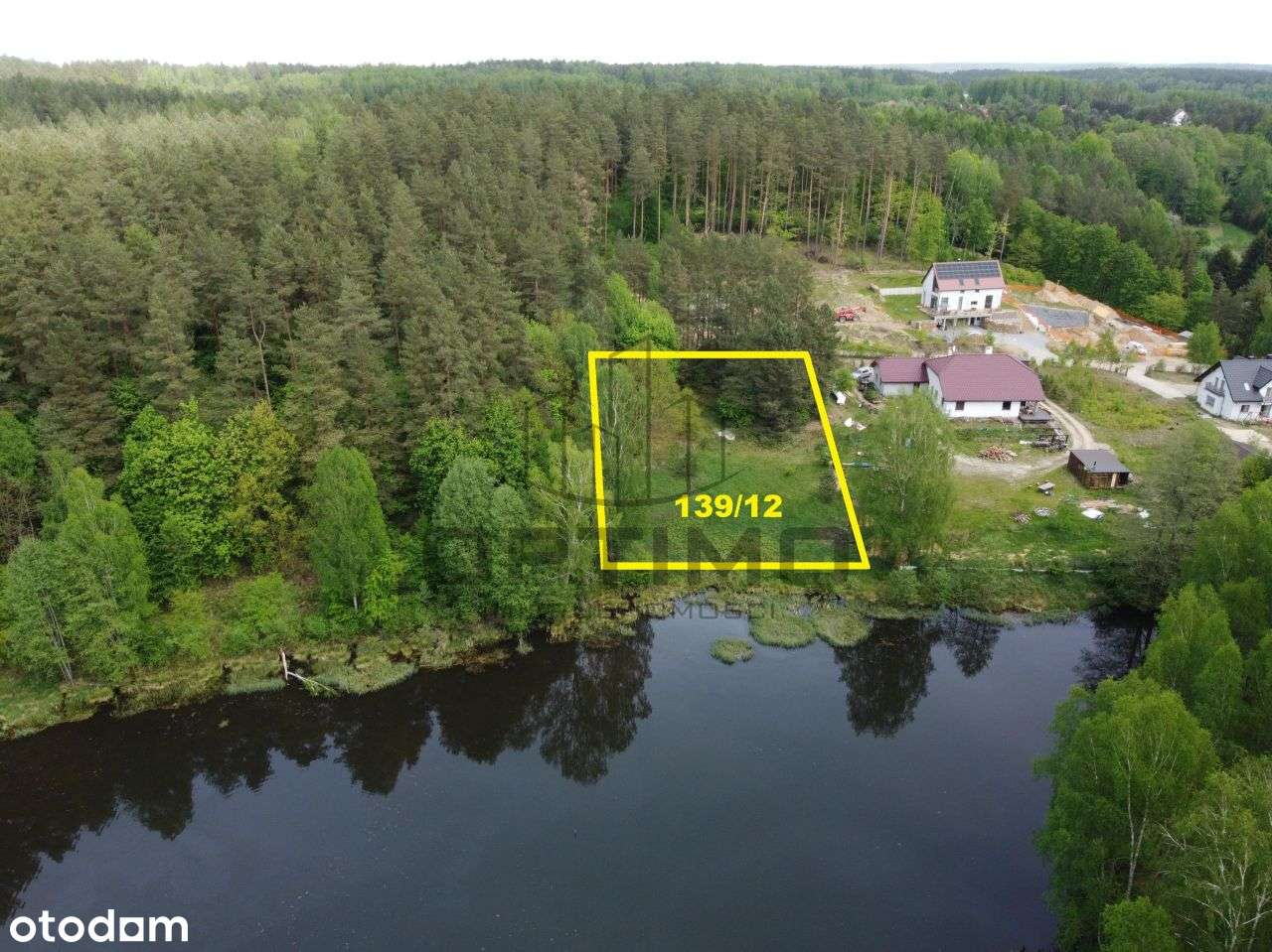 Wyjątkowa działka z widokiem na rozlewisko i las !-3