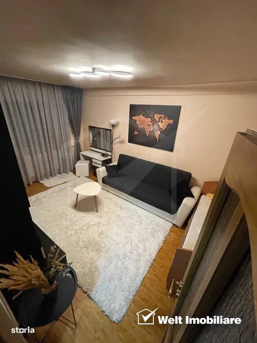 Apartament 2 camere, 39 mp, balcon, Manastur