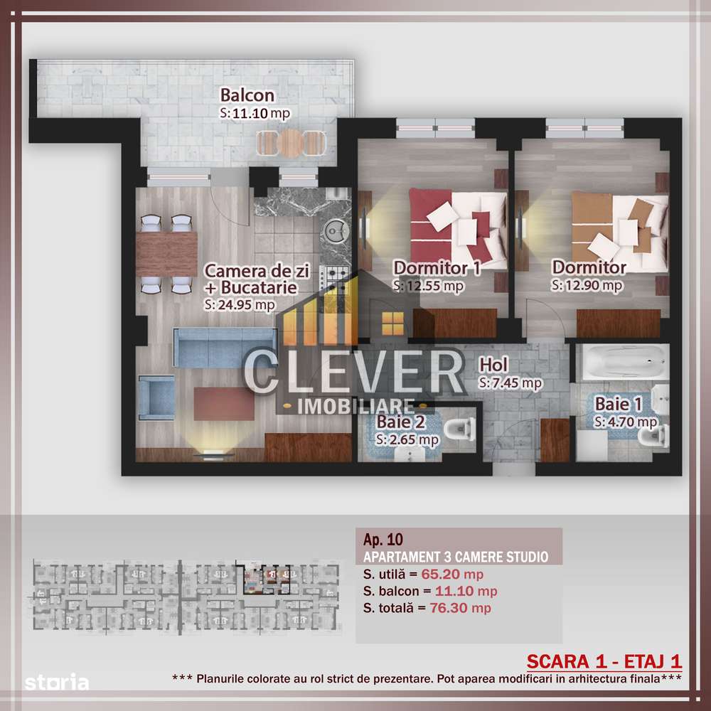 Promo Apartament 3 camere Theodor Pallady 500m STB - Imagine principală: 2/13