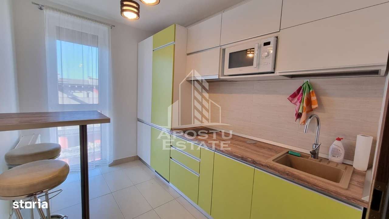 Apartament 1 camera in bloc nou cu terasa de 38mp Torontalului - Imagine principală: 4/6