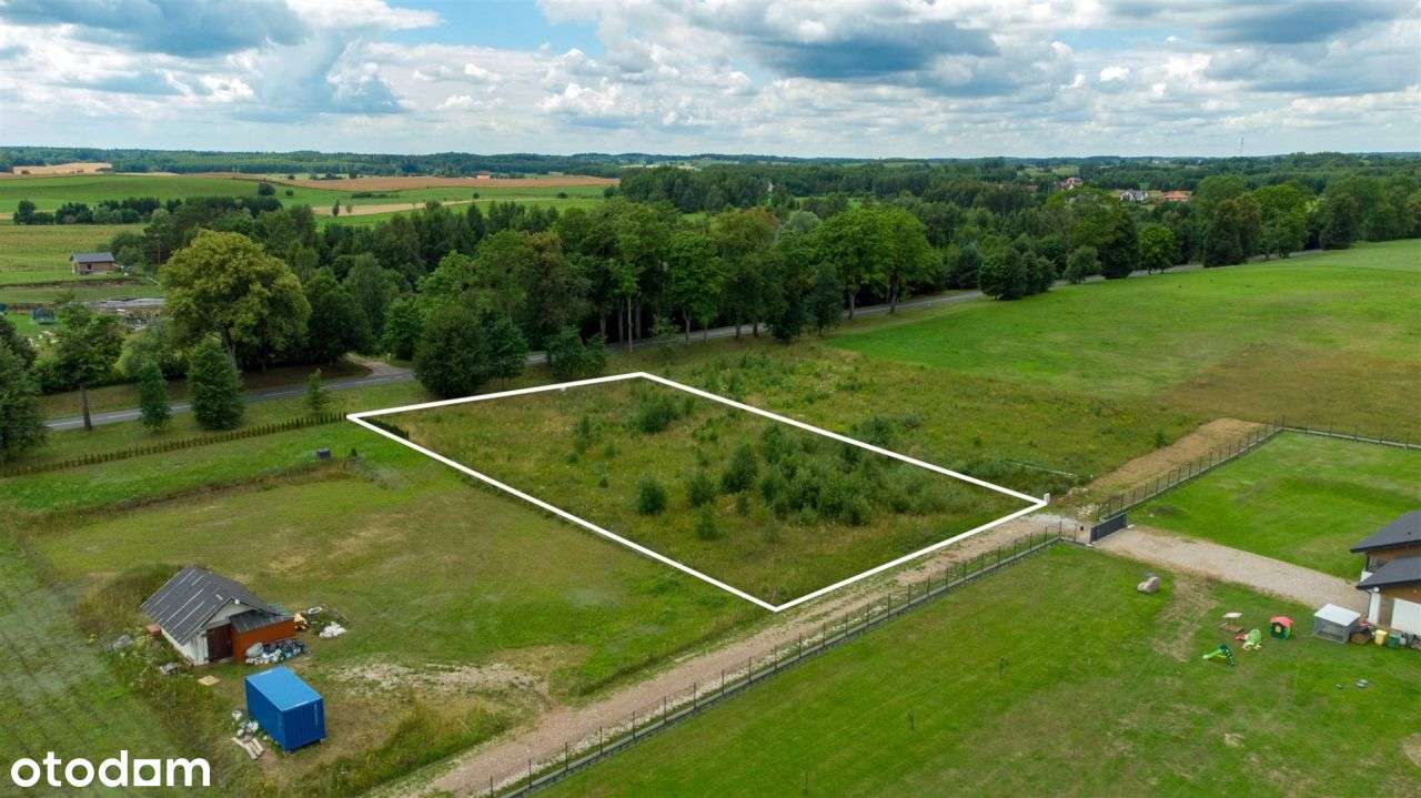 Duża działka 2899 m² |3km od Lidzbarka| Wz,-5