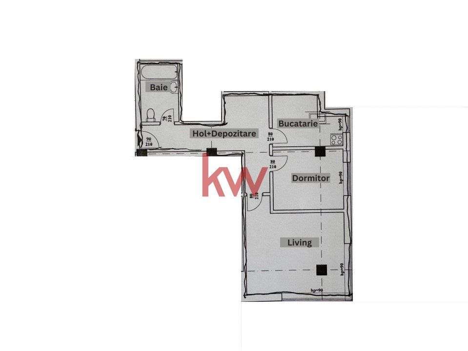 Apartament 2 Camere Decomandat - Galata, Platoul Insorit - Imagine principală: 3/5