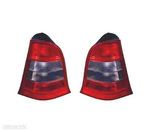 FAROLINS PARA MERCEDES CLASSE A W168 97-01 FUMADOS VERMELHO - 1