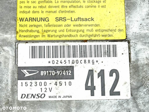 SENSOR AIRBAG DAIHATSU YRV (M2) 2001 - 2022 1.3 4WD 64 kW [87 KM] benzyna 2001 - 2022 89170-97412 - 5