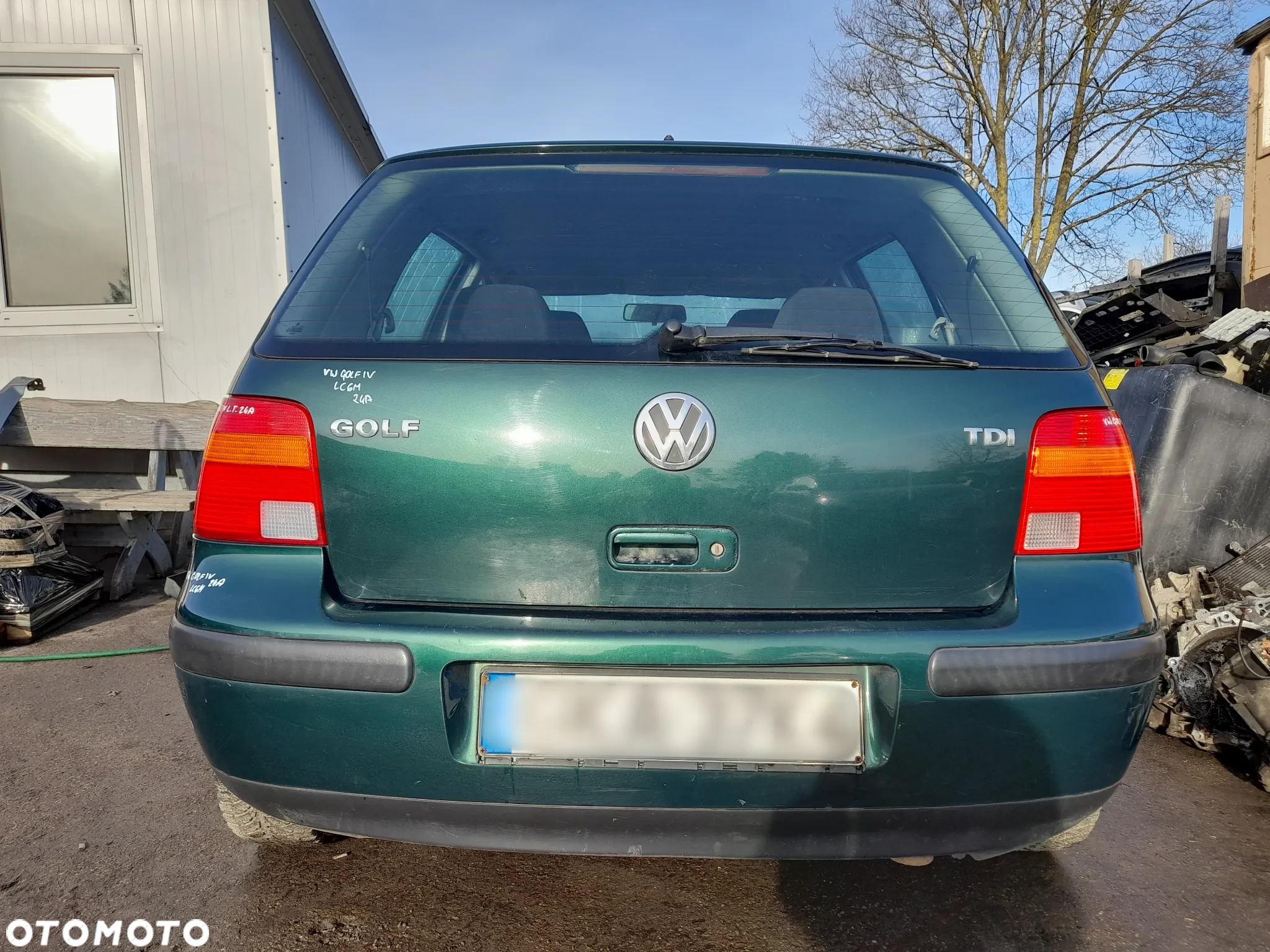 VW GOLF IV DRZWI PRAWY TYŁ PRAWE TYLNE LC6M - 11