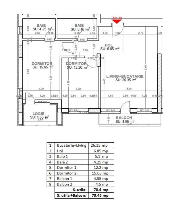 FINALIZAT | 3 camere, incalzire in pardoseala, Pallady - metrou-2