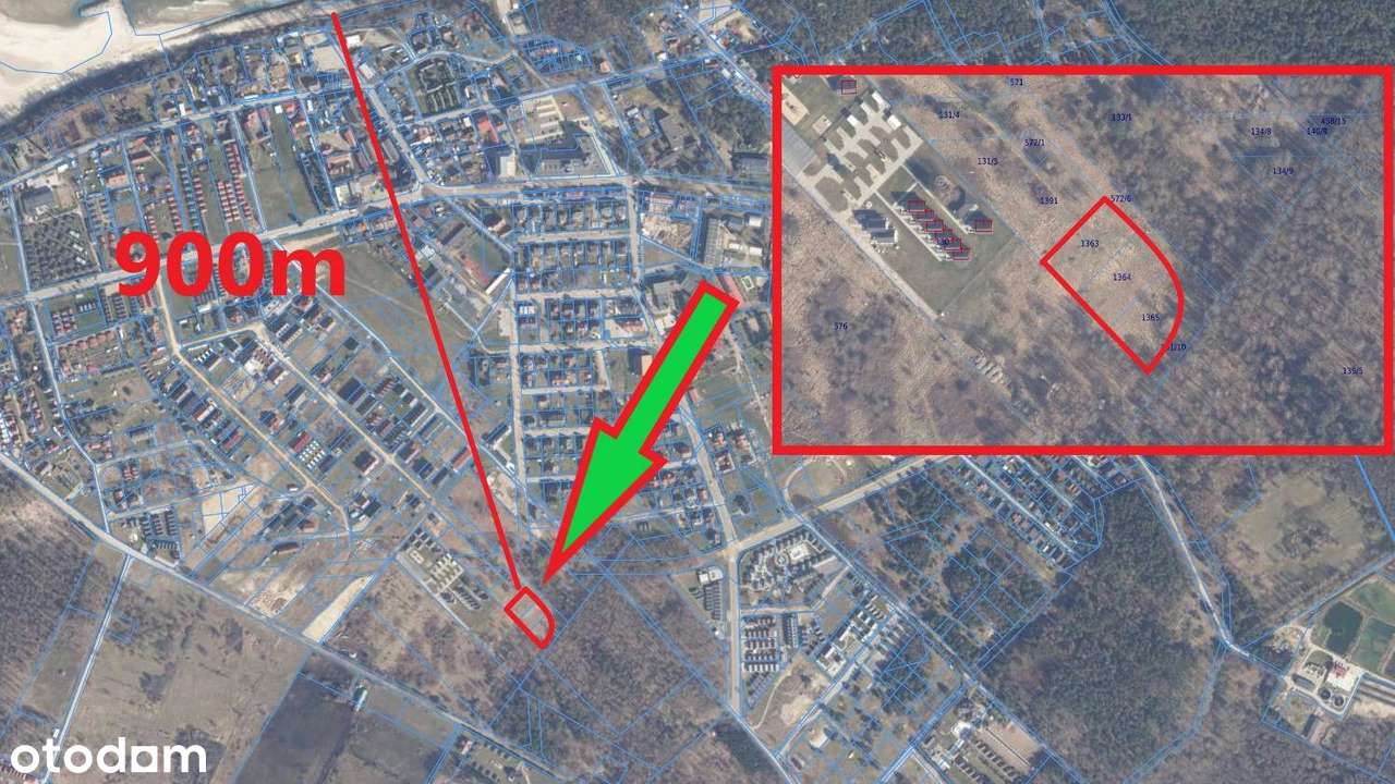 Jarosławiec Działki budowalne  3x985m2 - Pełny obrazek: 4/14