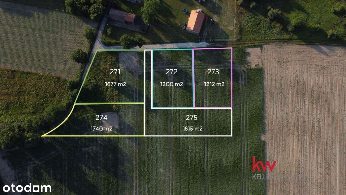 Działka budowlana-usługowa 1740 m k/Bierutowa - Pełny obrazek: 4/4