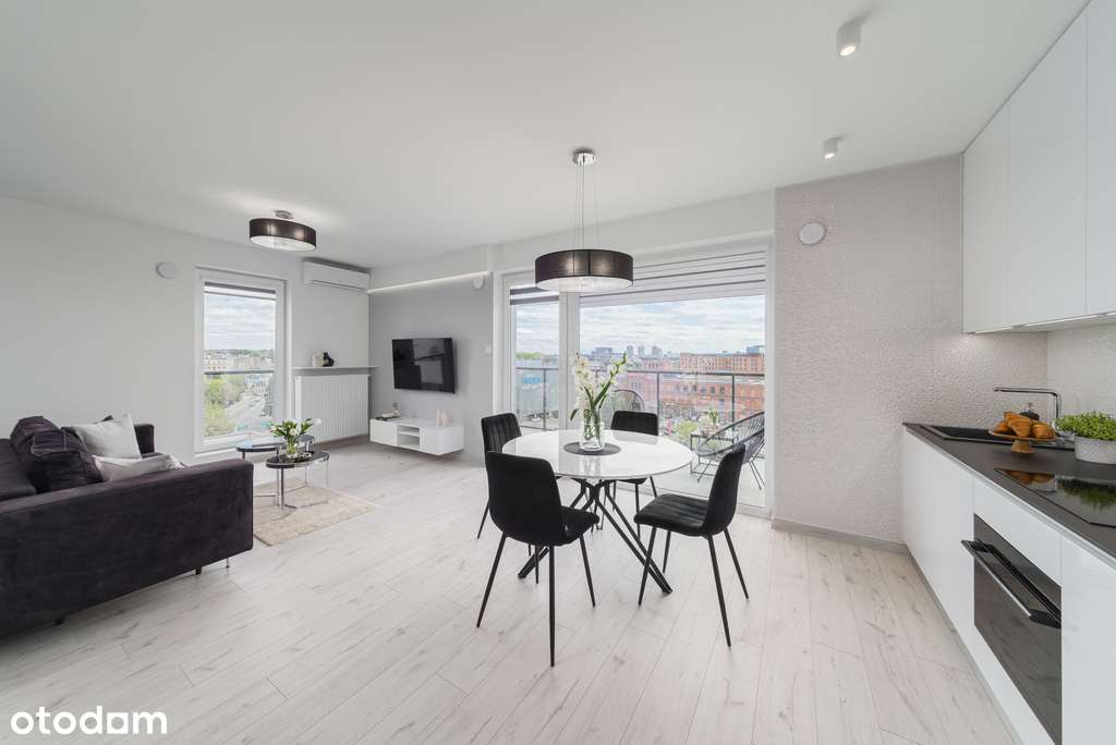 Klimatyzowany apartament z widokiem na Manufakurę - Pełny obrazek: 1/15