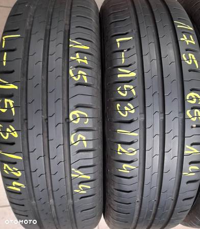 175/65r14 82T (L153/24)003 4szt 6,5/7mm ContiEcoContact 5 CONTINENTAL 2018r LETNIE - 2