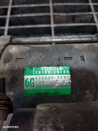 Electromotor Toyota Rav 4 IV 2.2 Diesel 2012 - 2015 112kW 150CP Manuala 2ADFHV 2ADFTV (651) ... - 6