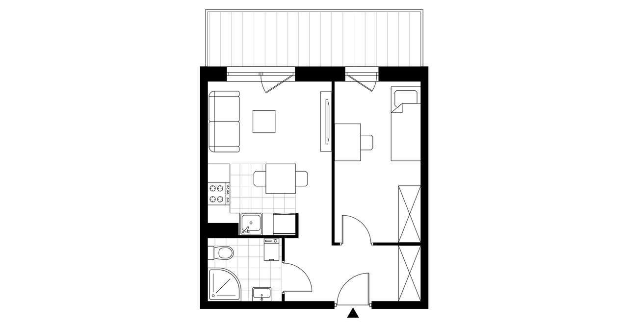 Zakątek Łokietka | mieszkanie 2-pok. | A5 - Pełny obrazek: 4/7