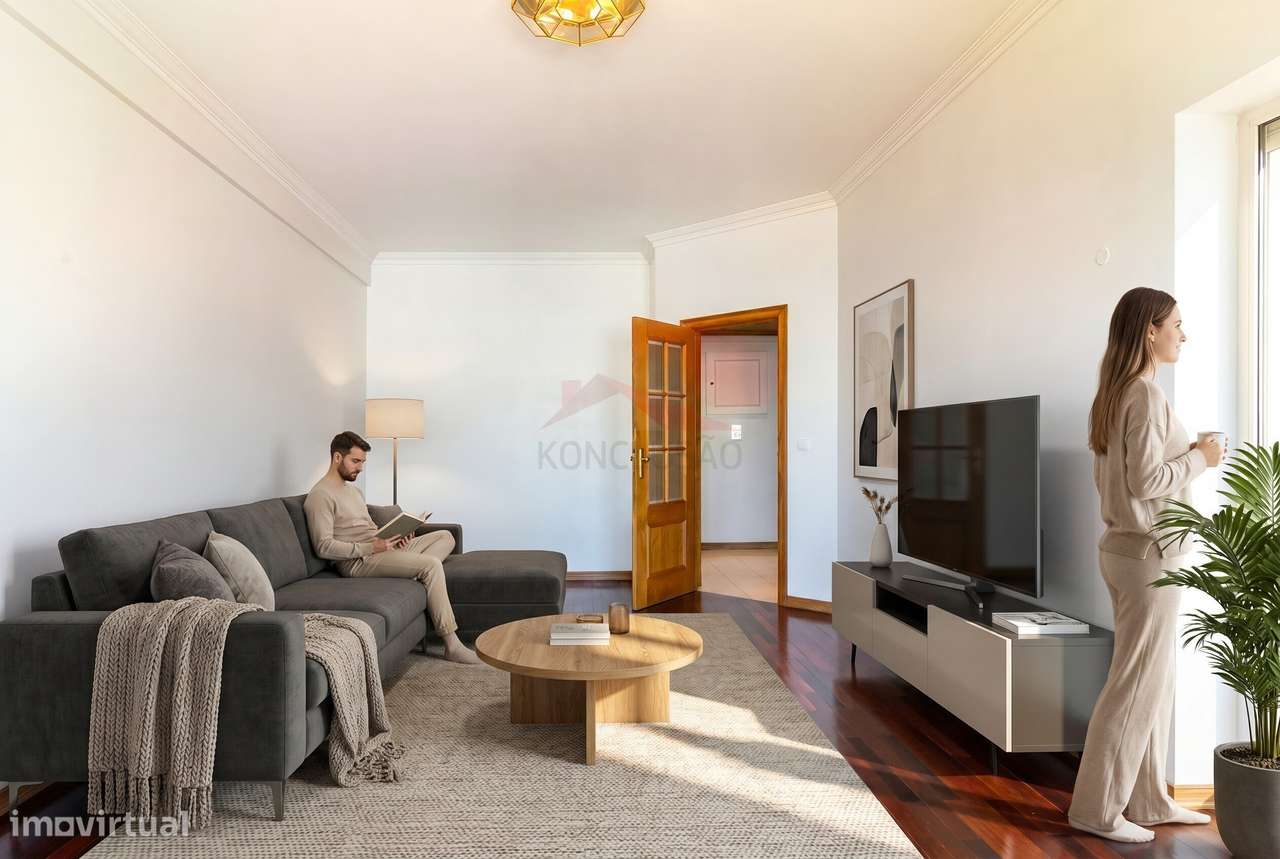 Apartamento T3 com Vista rio, estacionamento e arrecadação - Calçad...-5