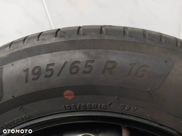 FORD MONDEO C-MAX KUGA VOLVO S40 V50 C30 6,5JX16 ORYGINALNE FELGI STALOWE R16 ET50 5x108 OPONY MICHELIN 195/65 KOŁA - 8