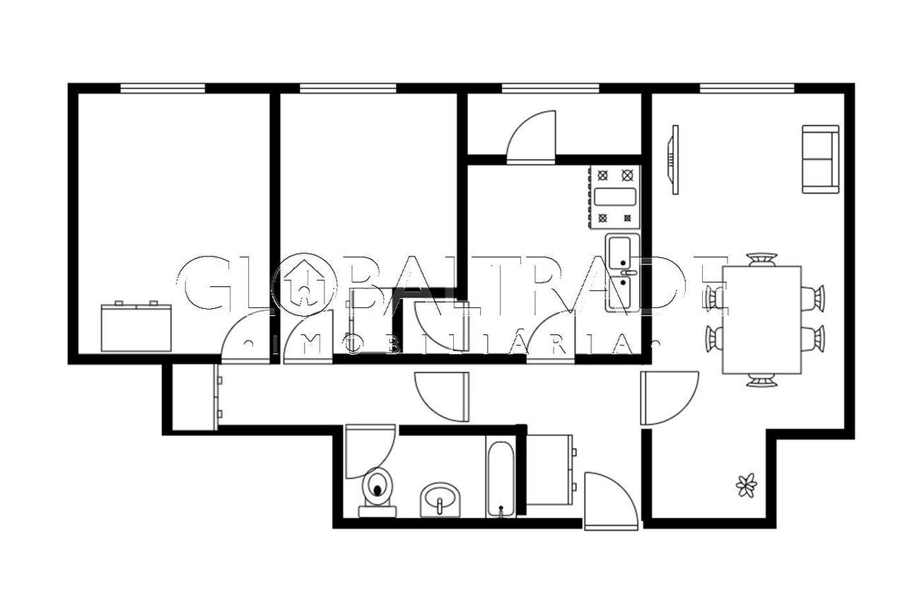 Apartamento T2 Renovado em Valbom-43