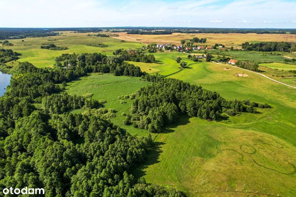 Działki z linią brzegową oraz pięknym widokiem na jezioro Stromek!-16