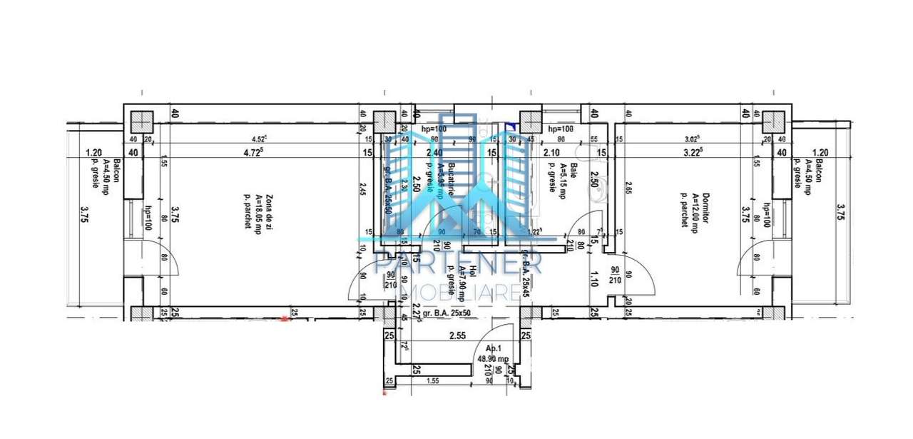 Comision0%!Apartament 2 camere decomandat Pacurari-Rediu, 58mp+Parcare - Imagine principală: 2/8
