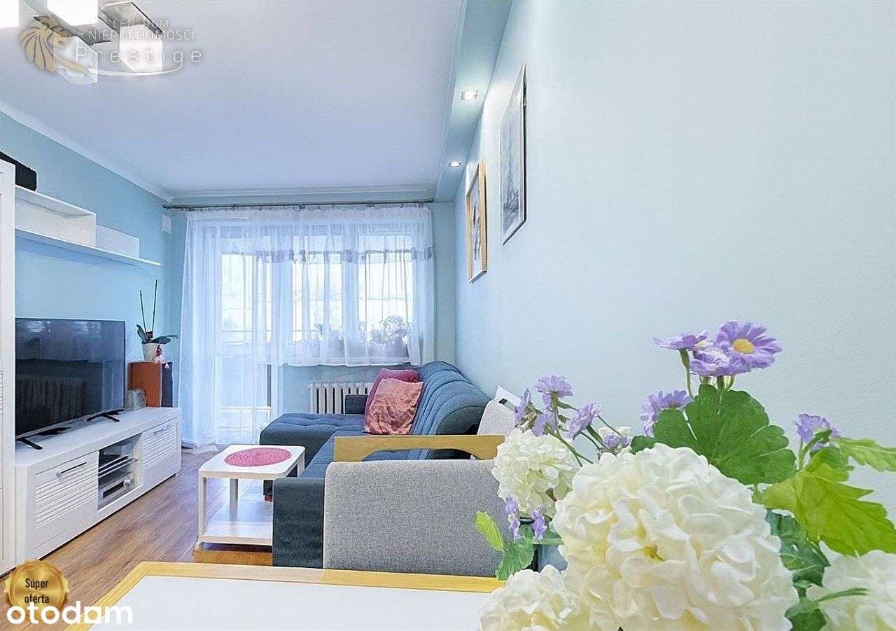 2 pok, ul. Tuwima Bytom, c.o. miejskie, balkon - Pełny obrazek: 1/12