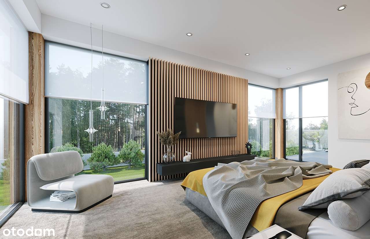 Malownicza działka z pozwoleniem na budowę luksusowej willi pow 230m2 - Pełny obrazek: 4/14