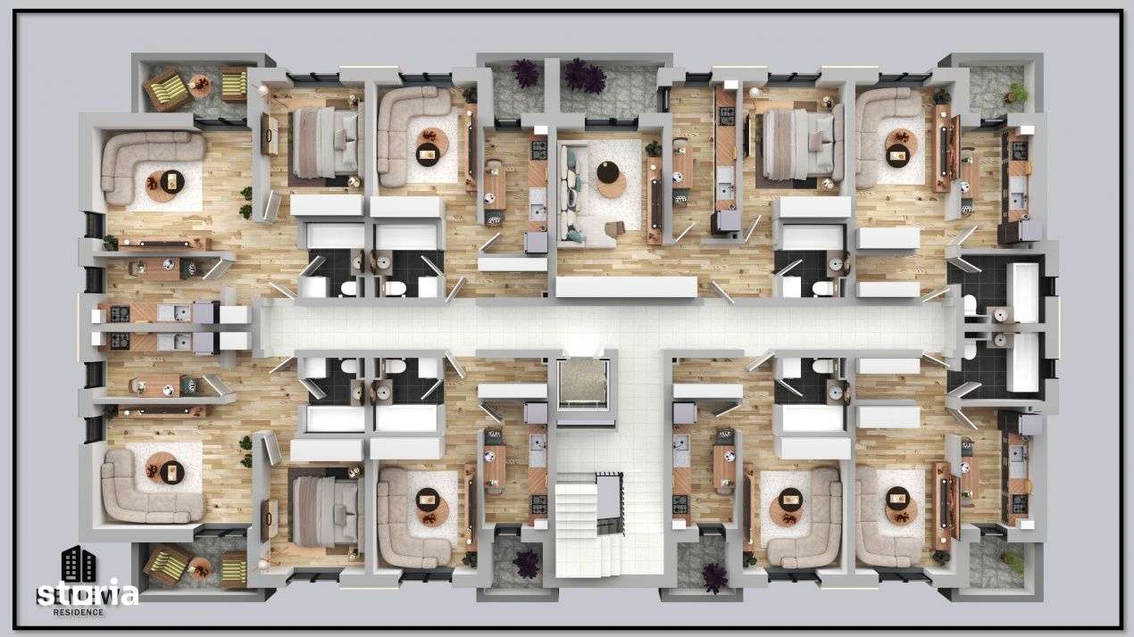 Ap. 2 cam. aprilie 2026 zona Militari Residence - Imagine principală: 3/5