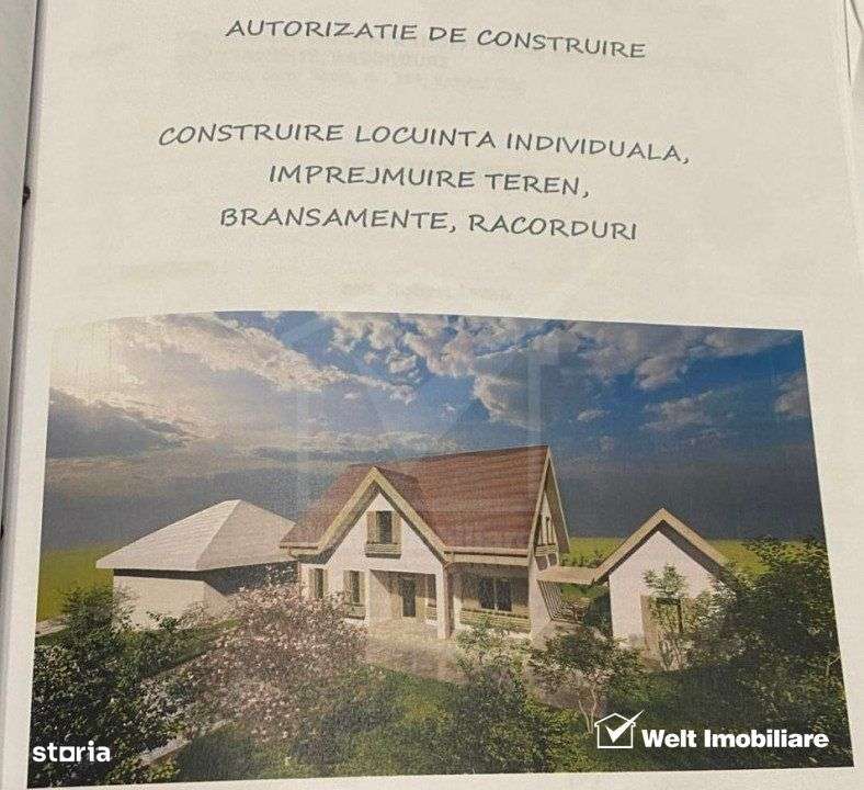 Teren autorizat, 15 km de Cluj, sat Aiton - Imagine principală: 3/10