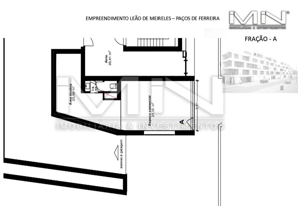 Loja - centro de Paços de Ferreira - Grande imagem: 2/9