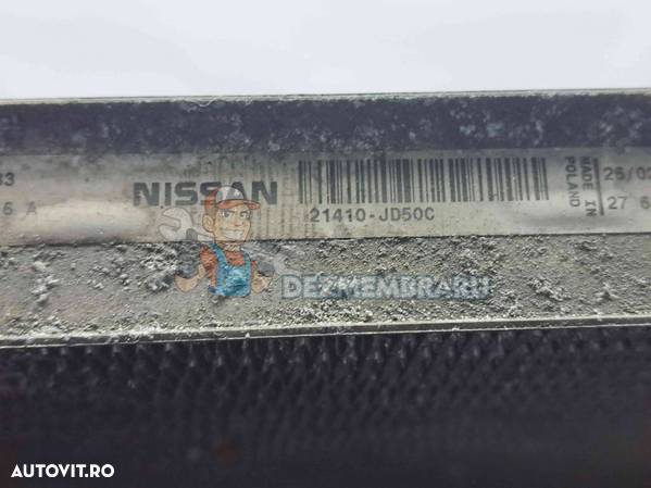 Radiator apa Nissan Qashqai Facelift (2) [Fabr 2009-2013] 21410-JD50C 1.5 DCI K9K - 2