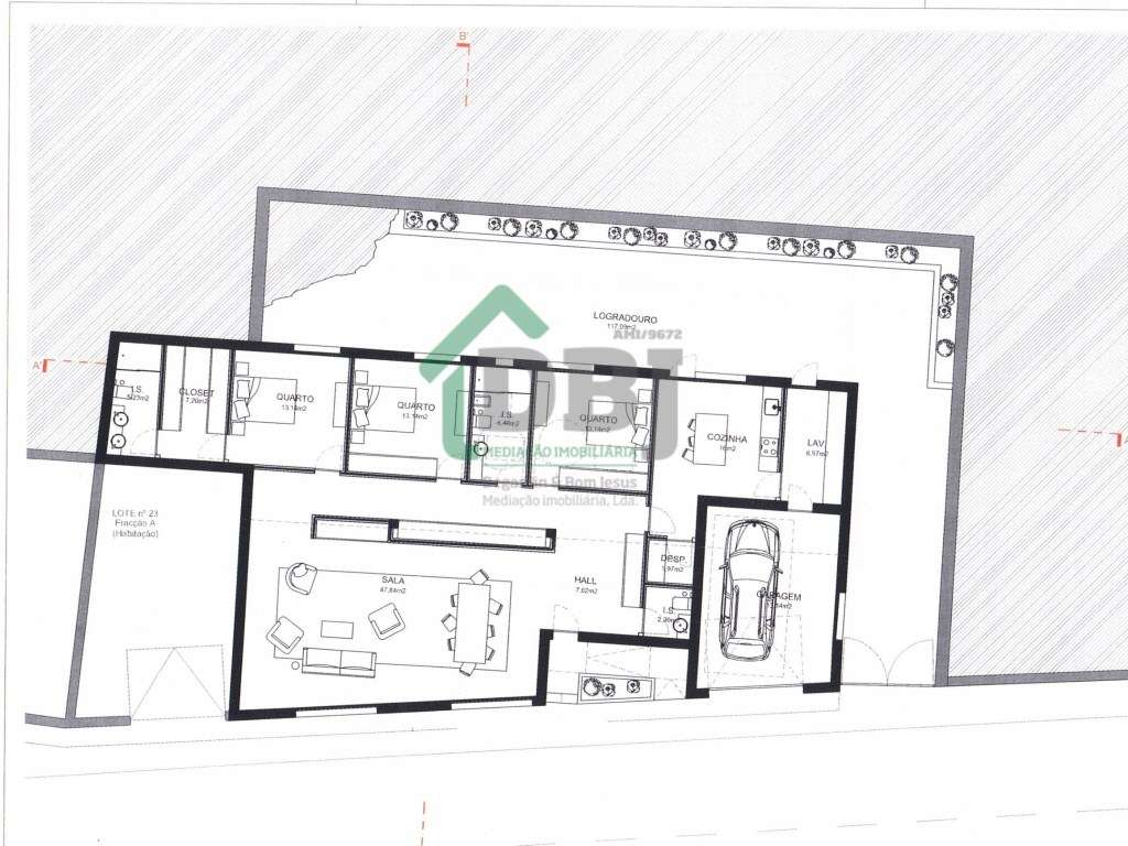 Moradia c/ Projeto aprovado - Grande imagem: 2/5