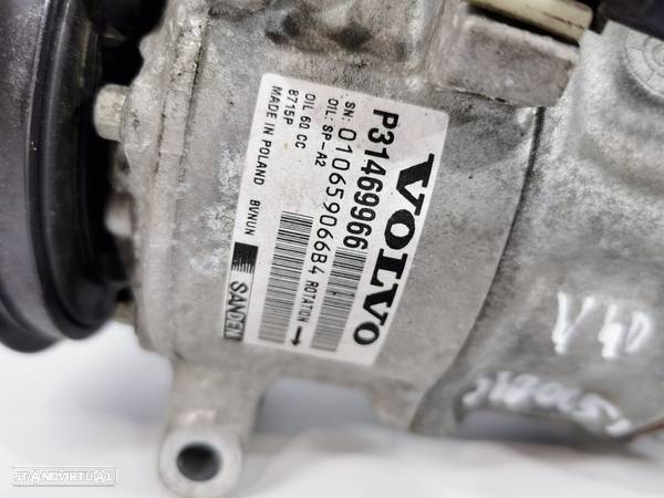 Compressor Ar Condicionado - Volvo V40 D2 - 3