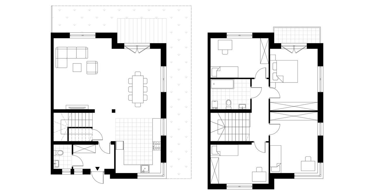 5-pokojowy dom 123m2 + ogródek Bez Prowizji - Pełny obrazek: 3/8