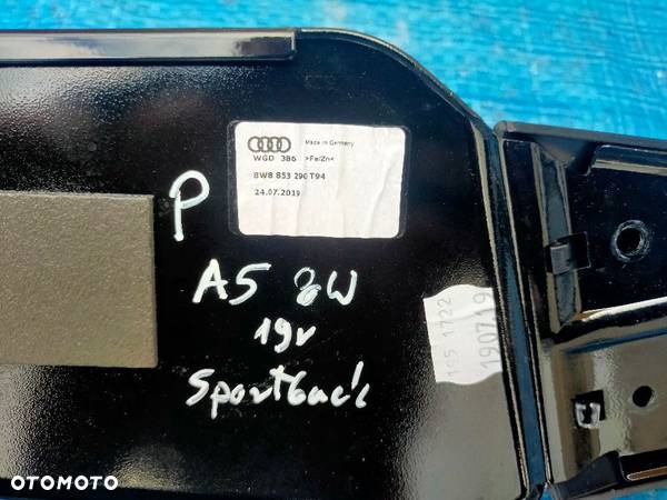 AUDI A5 8W OSŁONA NAKŁADKA SŁUPKA PRAWA 8W8853290 LEWA 8W8853289 - 3