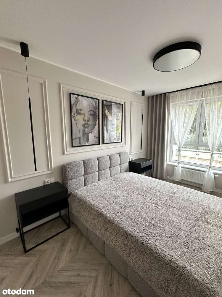 Nowy apartament 2-pokojowy 46m2 w centrum z tarasem, widok na zieleń - Pełny obrazek: 4/20