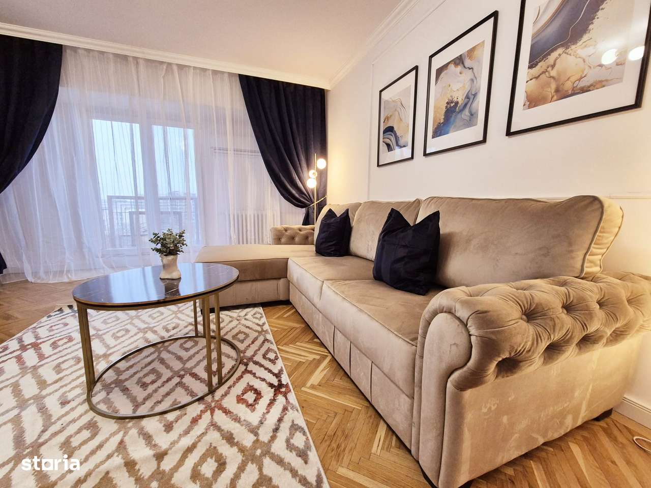 Inchiriez 2 camere ultracentral bloc dupa 90' Stirbei Voda - Imagine principală: 1/7