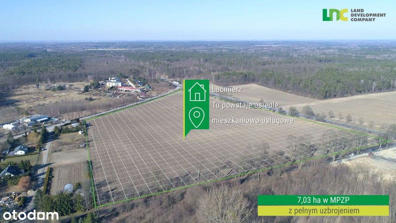 Teren Inwestycyjny w MPZP 7,03 ha!-3