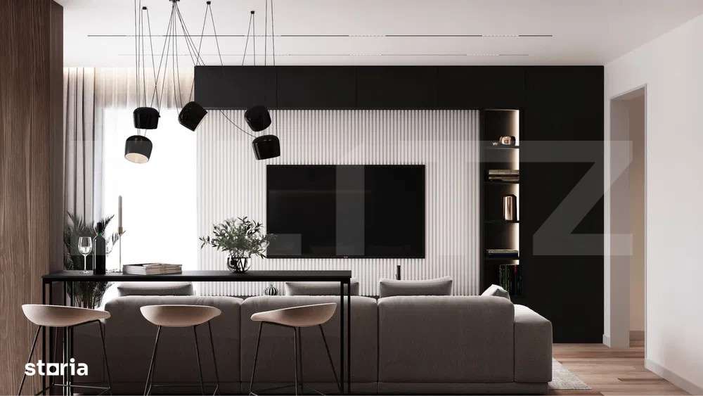 Apartament modern, cu 2 camere, 60 mp, balcon, terasa, zona Marasti - Imagine principală: 4/7