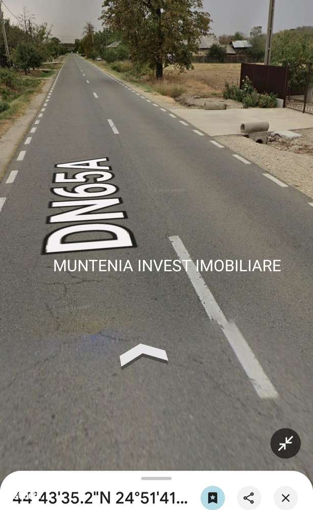 De vânzare teren 5400 mp. Sat Broșteni, jud. Arges-3
